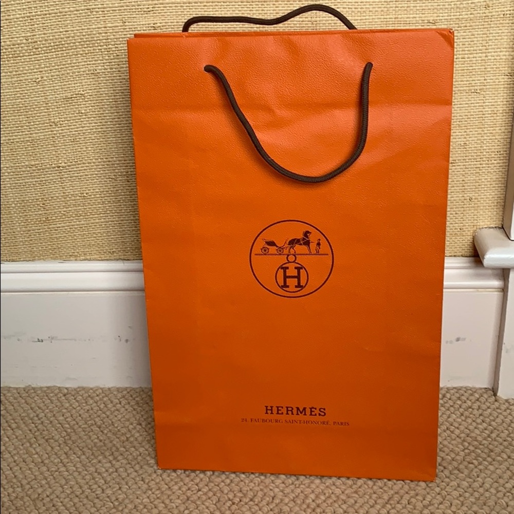 Large Hermes Shopping Bag